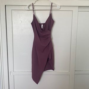 Blue blush purple dress